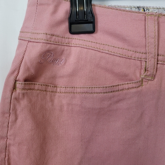 Plugg Vintage Juniors/Women Y2k Pink Pleated Retro Mid Rise Mini Skirt Sz 17 New - Picture 4 of 9